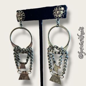 Bundle Sale 3 for $15 | Silver-Tone Metal Dangle Earrings